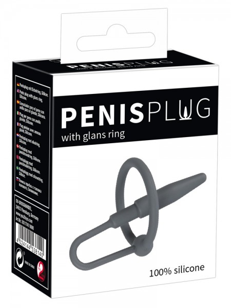 Penisplug With Glans Ring Ø 30 mm