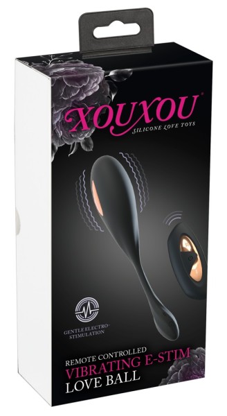 E-Stim Vibrating Love Balls mit Fernbedienung