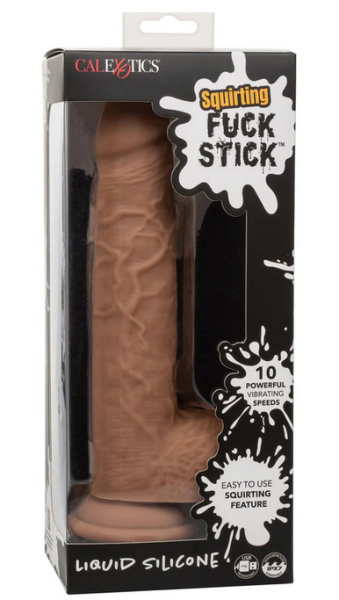 Squirting and Vibrating Fuck Stick