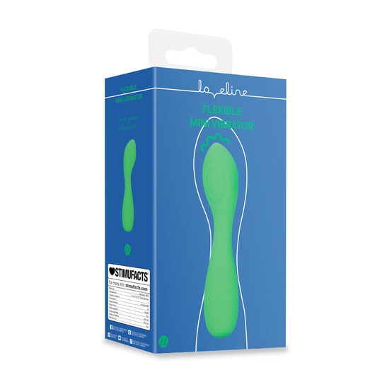Mini Flexible G-Punkt Vibrator - Green Bliss