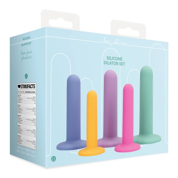 Siicone Vagina Dilator Set Multicolor