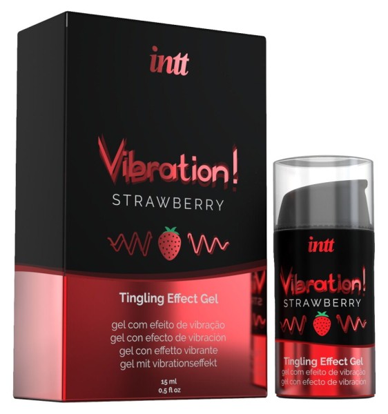Vibration! Strawberry - Stimulationsgel
