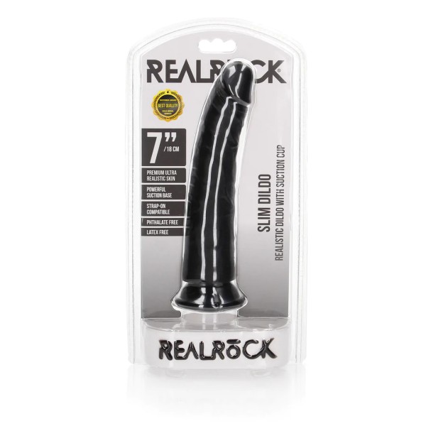 Real Rock - 7" / 20 cm Realistic Slim Dildo