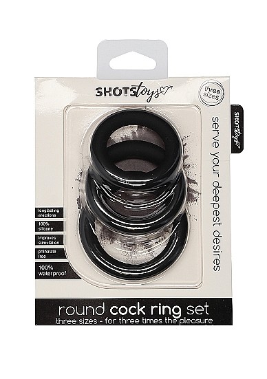 Round Cock Ring Set