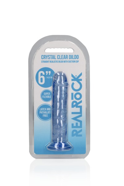 Straight Realistic Dildo with Suction Cup - 6'' / 14,5