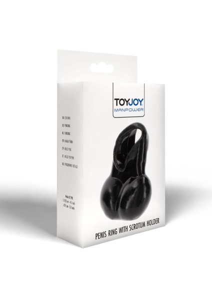 ToyJoy - Manpower Penis Ring with Scrotum Holder