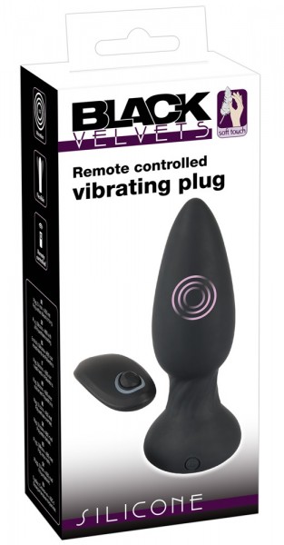 Remote controlled vibrating plug