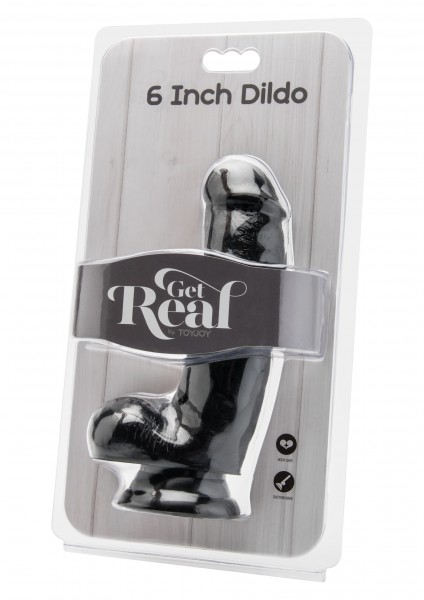 Get Real - 6 Inch Dildo - mit Saugfuß