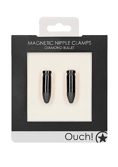 Ouch! - Magnetic Nipple Clamps - Diamond Bullet