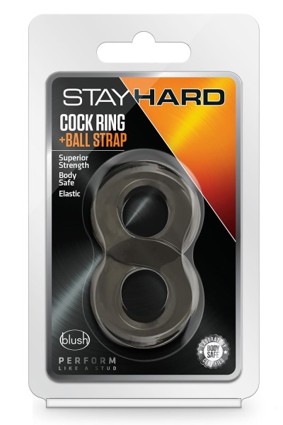 Stay Hard - Cock Ring And Ball Strap