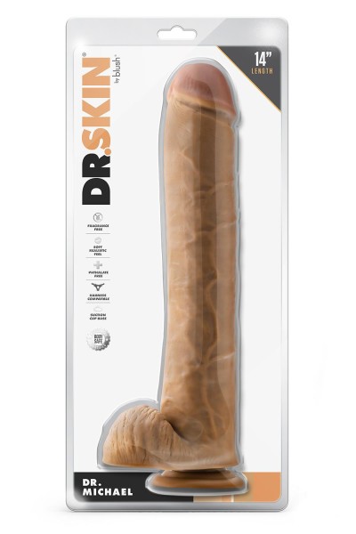 Dr. Skin - Dr. Michael 14" Dildo with Balls