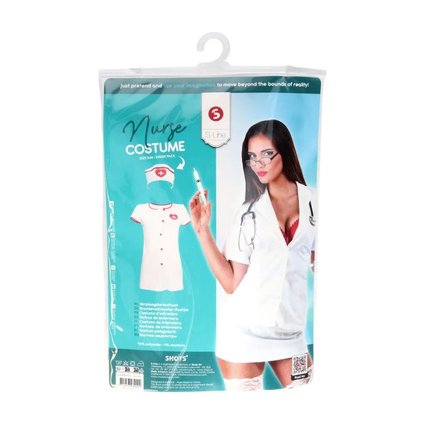 Nurse Costume - S/M - White