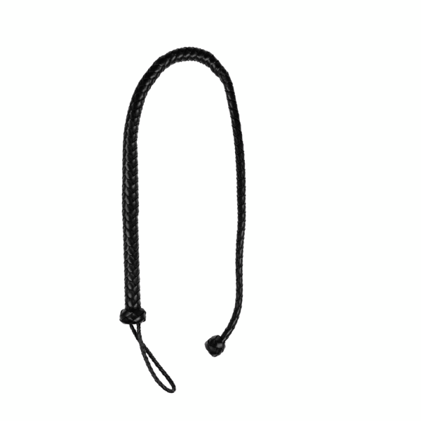 Ouch! - PU Leather Whip with Knot Detail