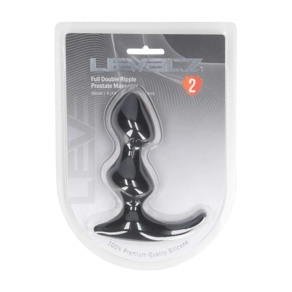Full Double Ripple Silicone Prostate Massager