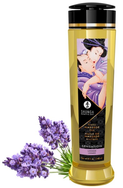 SHUNGA - Massageöl Sensation - Lavendel