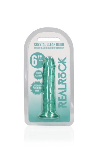 Straight Realistic Dildo with Suction Cup - 6'' / 14,5