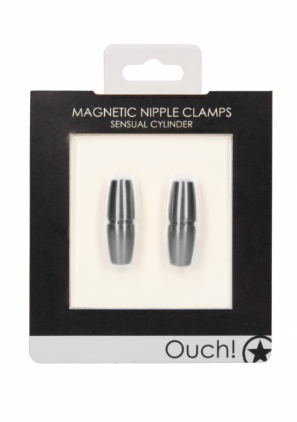 Ouch! - Magnetic Nipple Clamps - Sensual Cylinder