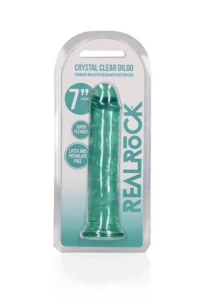 Straight Realistic Dildo with Suction Cup - 7'' / 18 cm