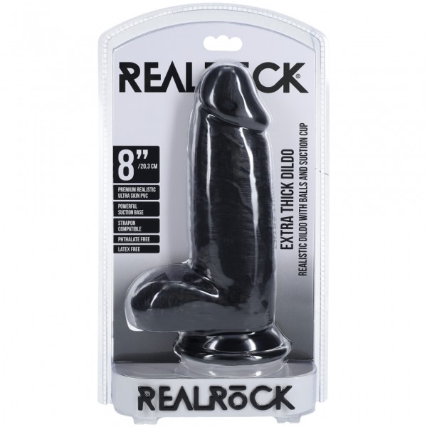 Real Rock - Extra Thick Straight with Balls 8" / 20,3 cm