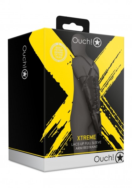 Ouch! - Lace-up Full Sleeve Arm Restraint