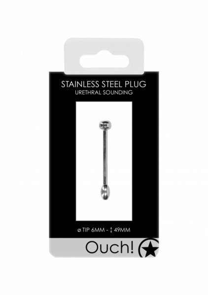 Ouch! - Stainless Steel Plug - 6, 8 + 10 mm