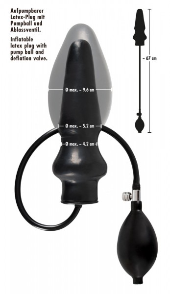 Inflatable Latex Plug