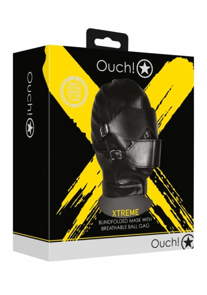 Ouch! - Blindfolded Mask with Breathable Ball Gag