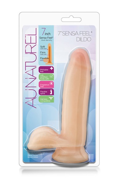 Au Naturel - 7" Sensa Feel Dildo