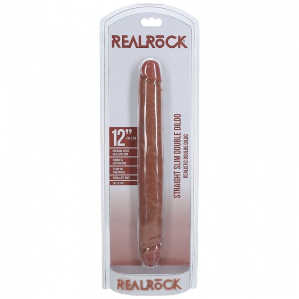 Real Rock - Slim Double Ended Dong 12" / 30,5 cm