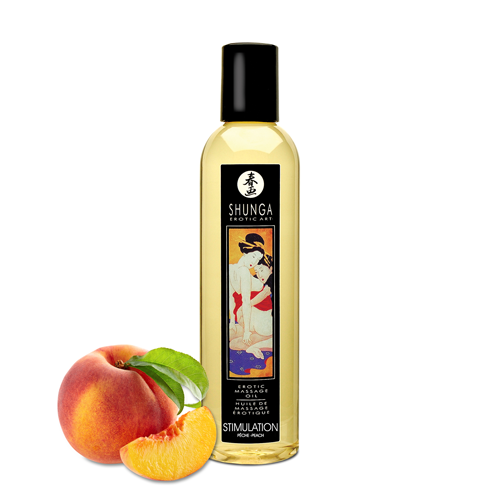 SHUNGA - Massageöl Stimulation - Pfirsich