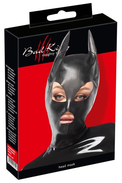 Kopfmaske Lederimitat Catwoman / Batman - Look