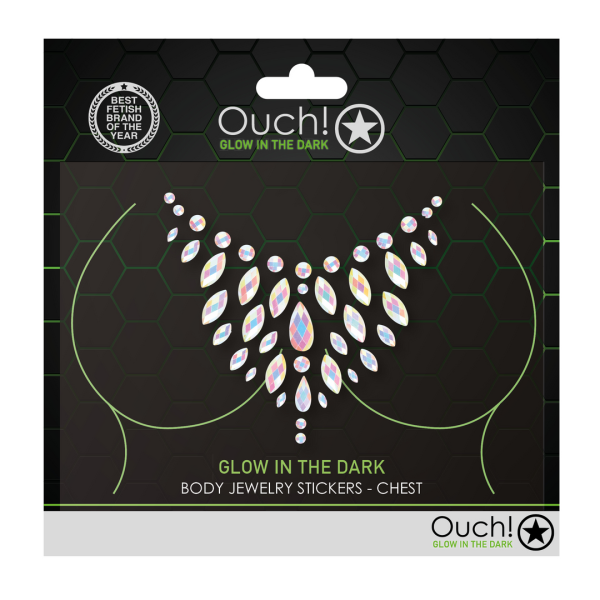 Ouch! - Body Jewelry Stickers - Chest