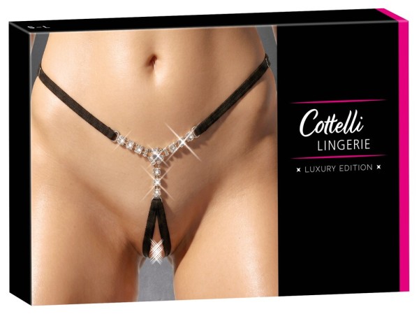 Schmuck String ouvert - mit Strass