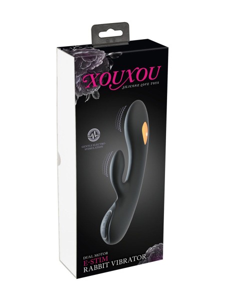 E-Stim Rabbit Vibrator mit Dual Motor
