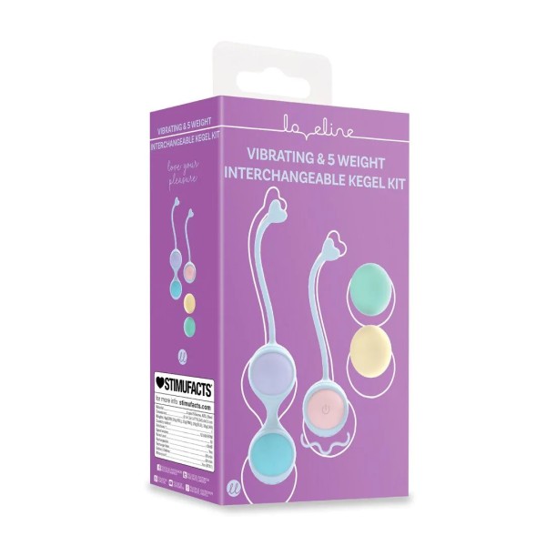 Vibrating Kegel Kit - Set Liebeskugeln und Vibro-Ei mit Fernbedienung