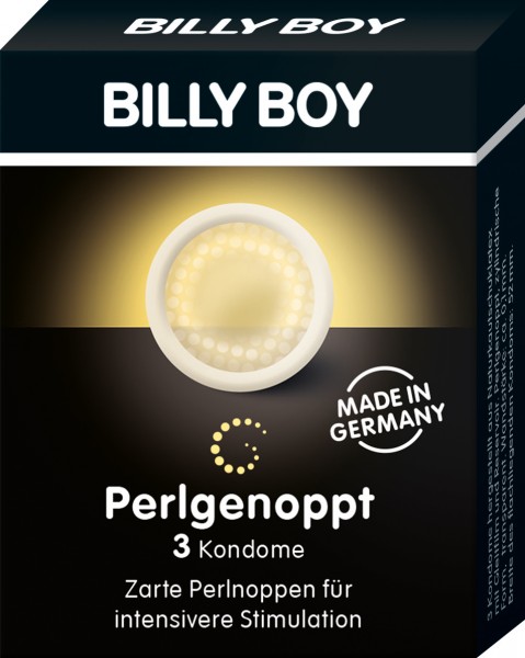 BILLY BOY - Perlgenoppt - 3 Kondome