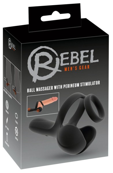 Hoden Massager mit Perineum Stimulator