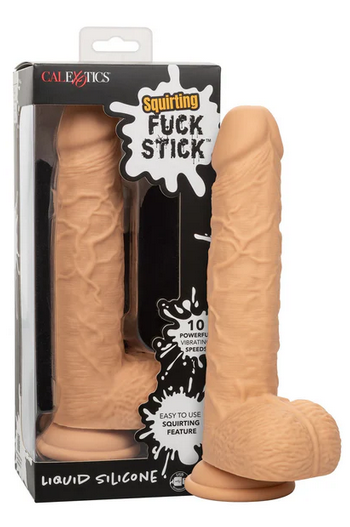 Squirting and Vibrating Fuck Stick