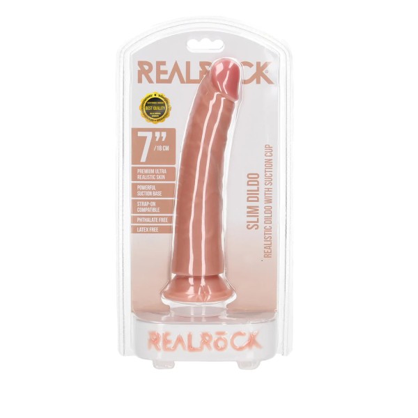 Real Rock - 7" / 20 cm Realistic Slim Dildo
