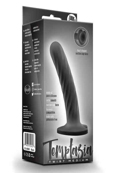 Dildo Twist Medium Black