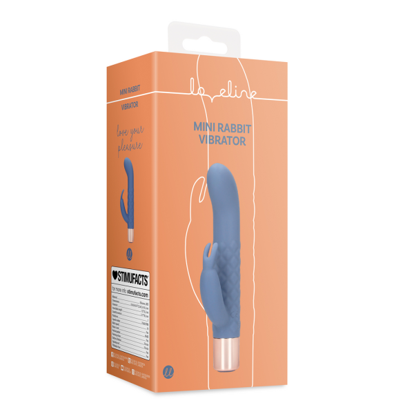 loveline - Mini Rabbit VIbrator - Blue Horizon