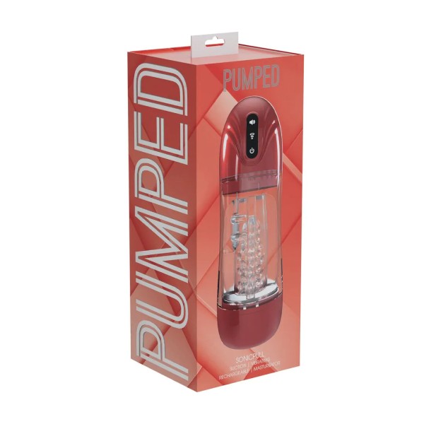 SonicPull - Suction and Vibration Masturbator Pump - Multimedia Enhanced