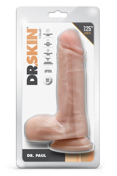 Dr. Skin - Dr. Paul 7.25" Dildo with Balls