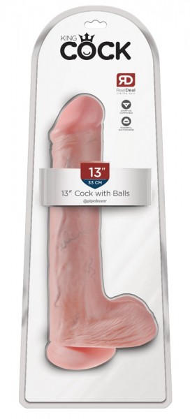 13&quot; Cock with Balls