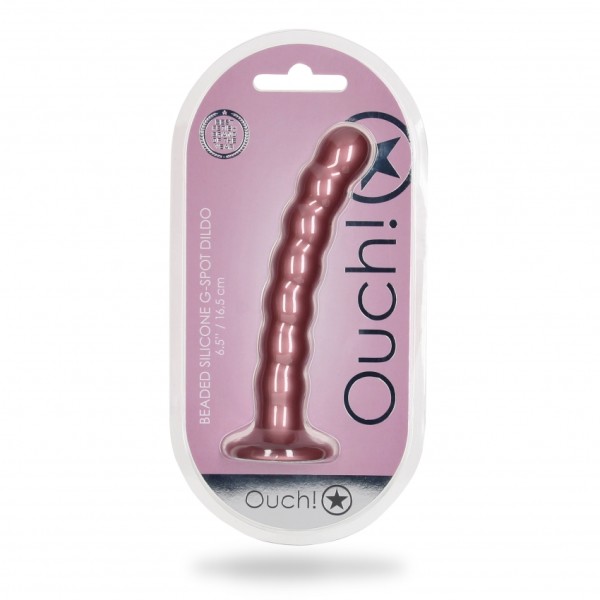 Ouch! - Beaded G-Spot Dildo - 6,5'' / 16,5 cm