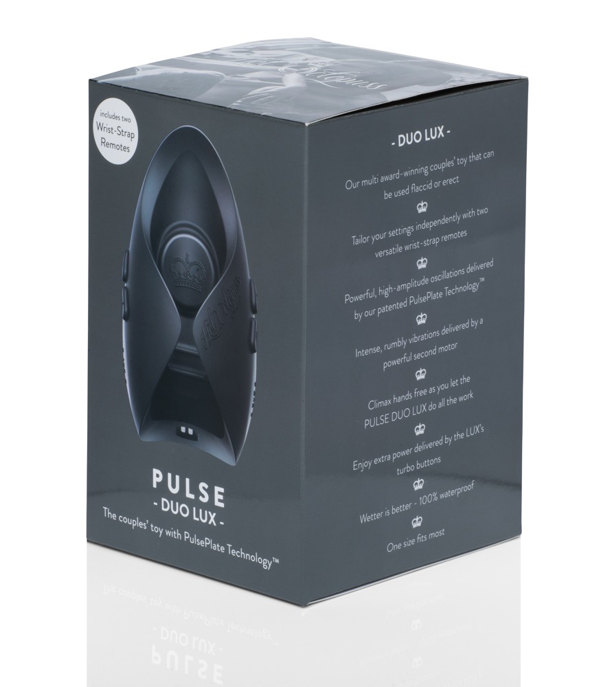 PULSE Duo Lux Инновационный мужской вибратор с 2 пультами ДУ для пар