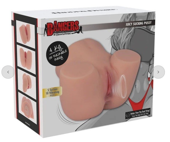 Juicy Sucking Pussy - mit Saug- und Vibrofunktion - 4 kg