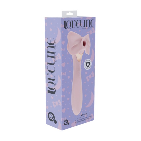 Darling - AirTap Wand Vibrator - mit 5 Aufsätzen