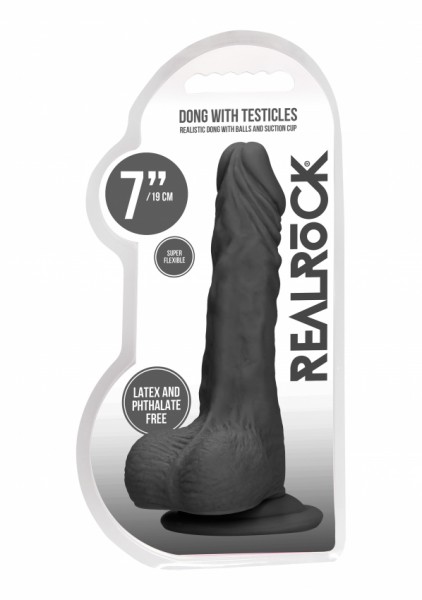 Real Rock - 7" / 18,6 cm Realistic Dildo with Balls