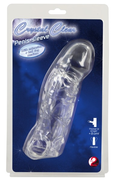 Penis Sleeve with extension + ball ring